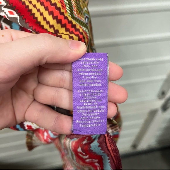 Jolie Colorful Mini Dress size 12 - Picture 6 of 7